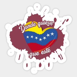 Corazón Venezolano Sticker